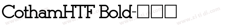 CothamHTF Bold字体转换